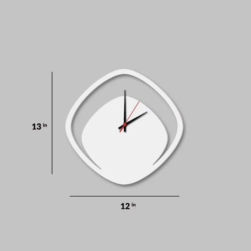 Boomera White MDF Wall Clock media 8