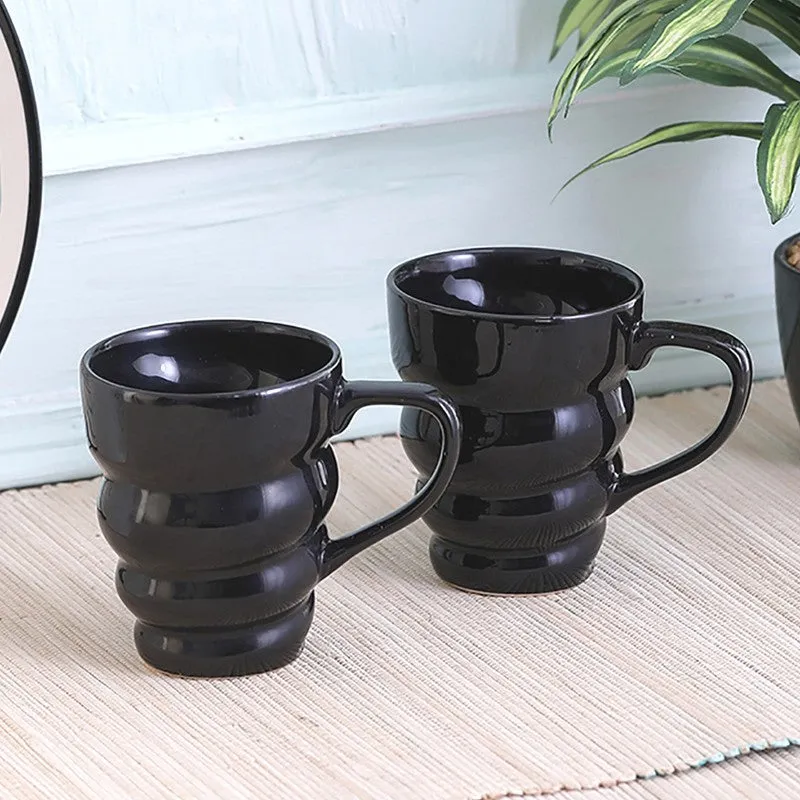 CrystalCharm Ceramic Tea Cup (200 mL Each) - Set Of Two media 1