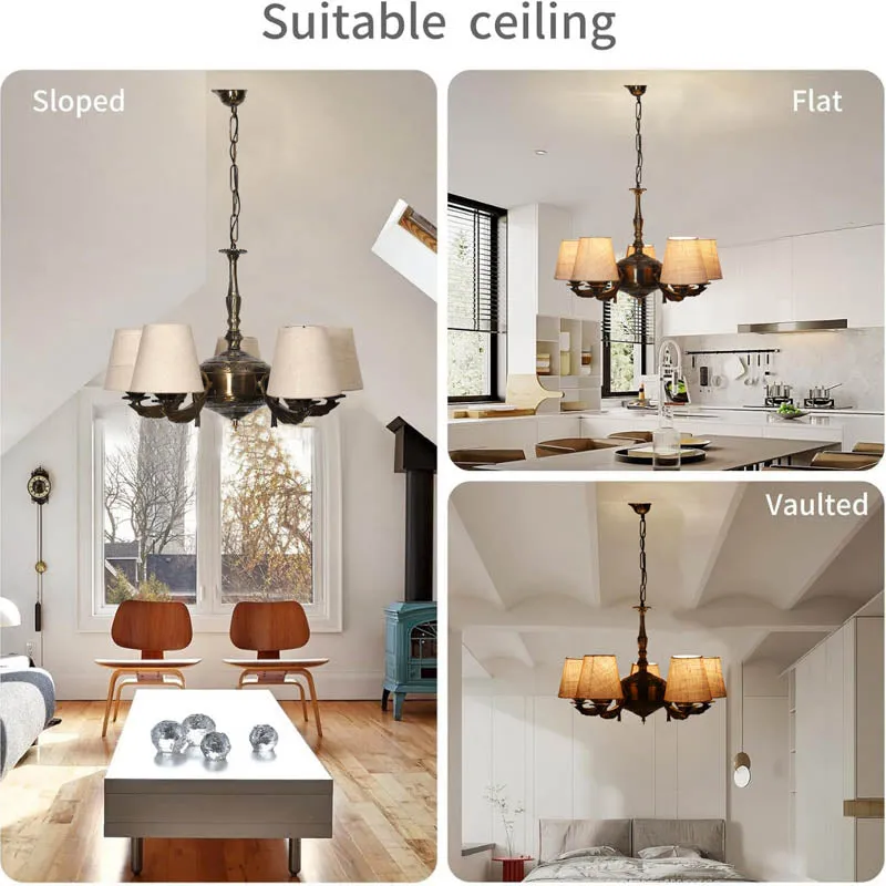 Whimsical Conical Golden Antique Ceiling Lamp media 5