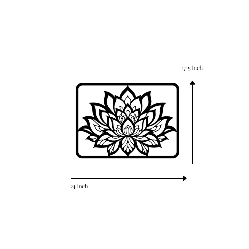 Padma Silhouette Iron Wall Accent media 6