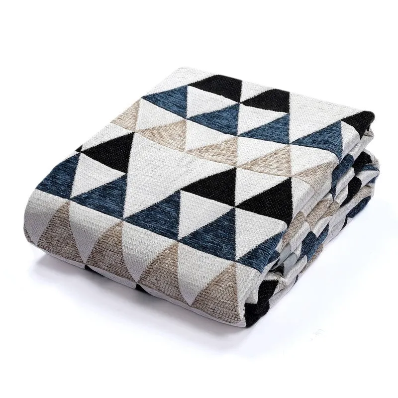 Prism Pattern Throw - White media 5