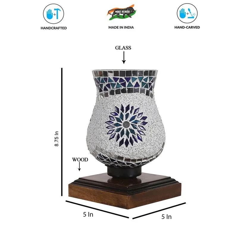 Tintique Mosaic Glass Table Lamp - Multicolor media 9