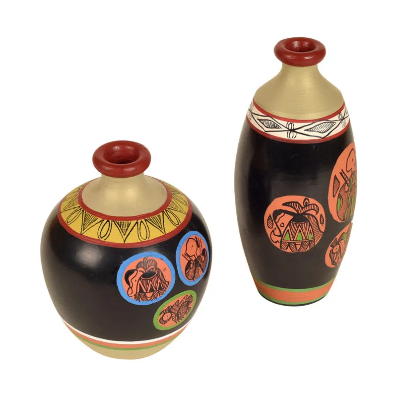 Benita Terracotta Vase - Two Piece Set media 4