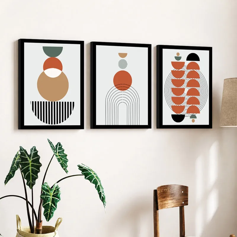 Colorful Chaos Wall Art - Set Of Three media 4