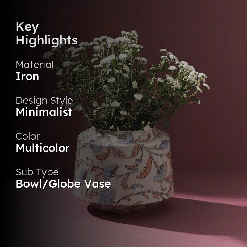 Petal Whisper Iron Vase media 2