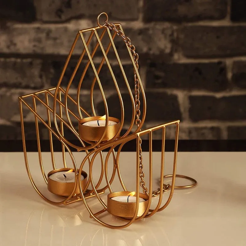 Three Eye Hanging Tealight Holder media 7
