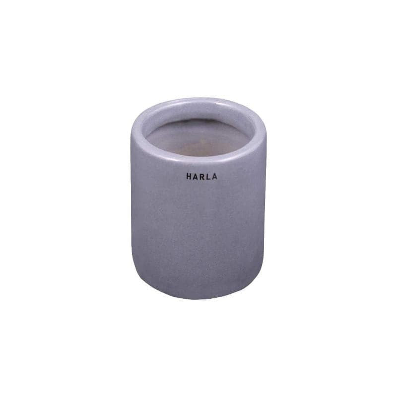 Ugaoo Lilac Stories Ceramic Pot (10 CM) - Grey media 4