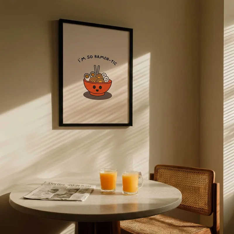 Calm Cuisine Archival Canvas Wall Art - Black media 5