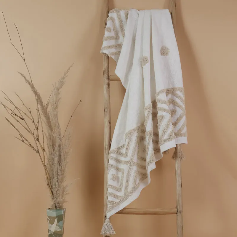 Sahara Weave Cotton Throw media 1