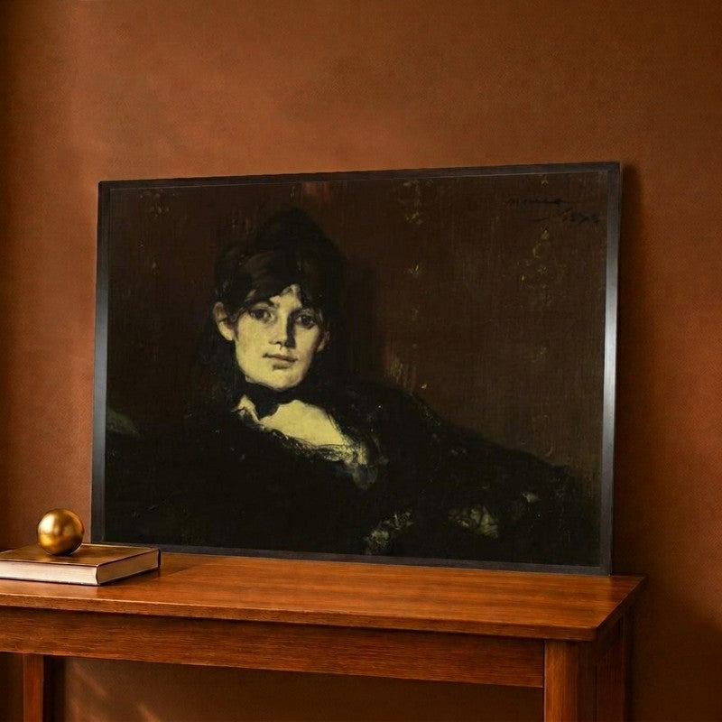 Berthe Morisot Reclining Canvas Wall Painting - 16 x 12 Inches