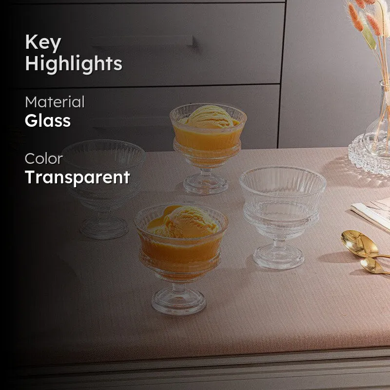 Celestine Glass Dessert Cups - Set Of Four media 2