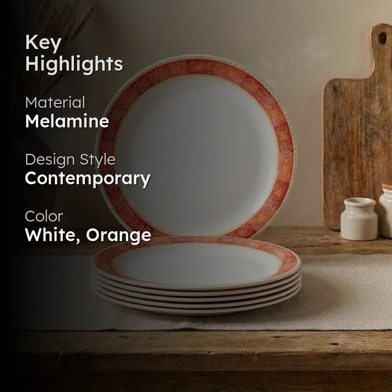 Goldhill Melamine Dinner Plates (Small) - Set of Six - 2