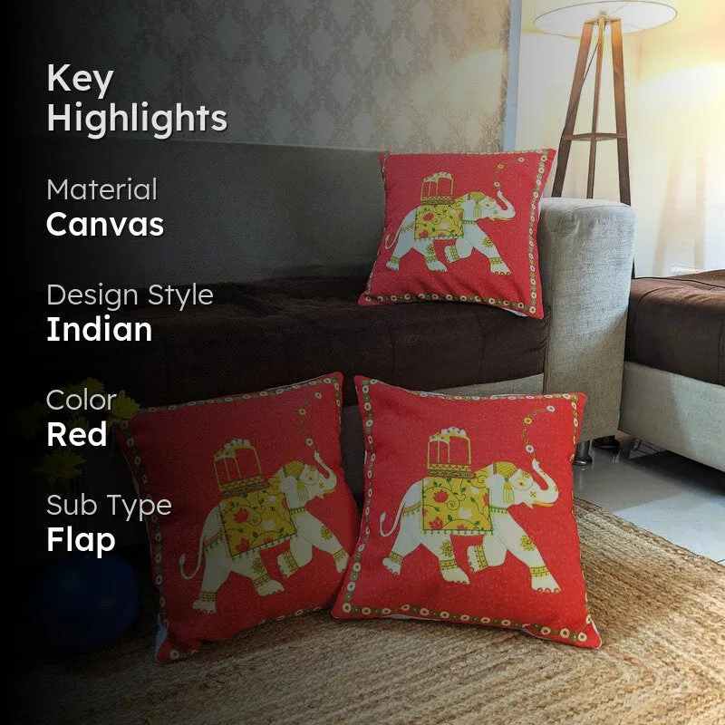 Tusker Parade Cushion Cover - Set Of Three media 2