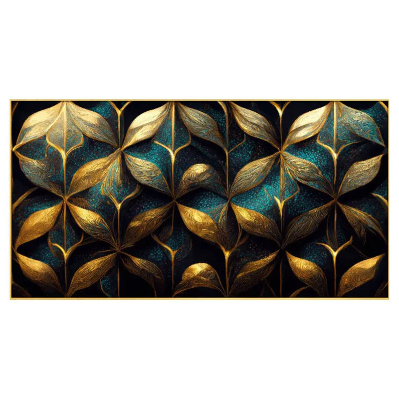 Dreamy Tropical Leaf Canvas Wall Painting media 3
