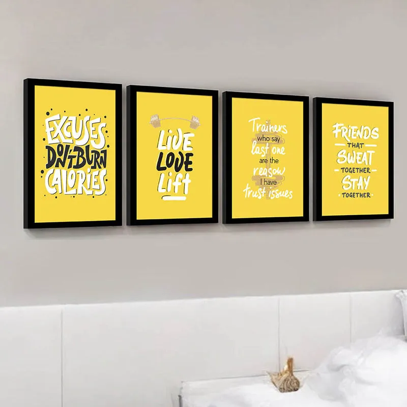 No Excuse Wall Art - Set Of Six media 4