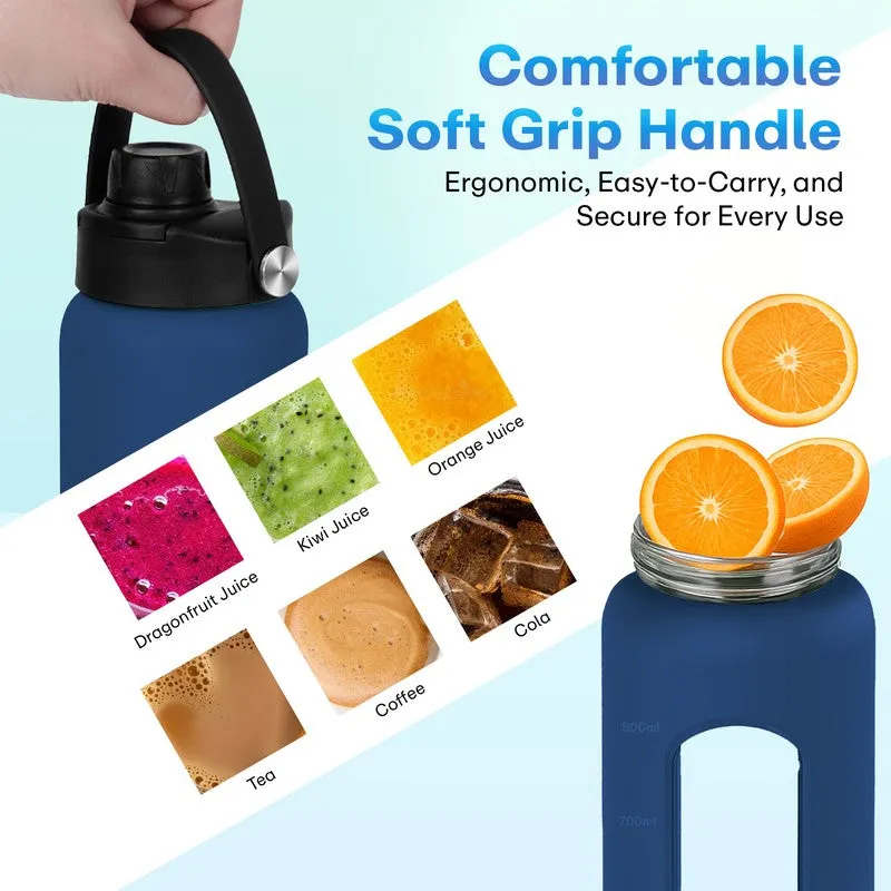 Rioware Aqualoom Water Bottle (Blue & Black) - 1000 mL media 10