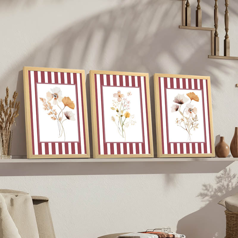 Ardria Bloom Paper Wall Art - Set Of Three