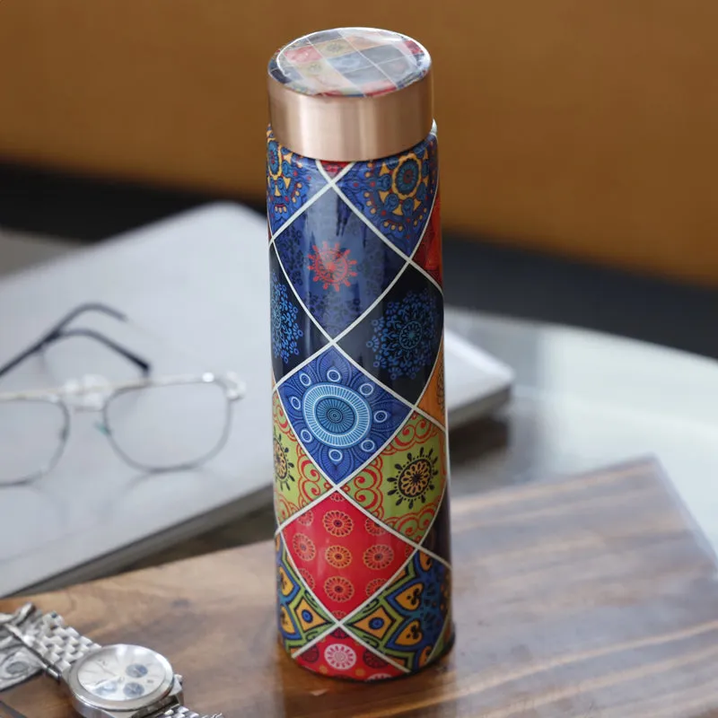 Moroccan Magic Copper Water Bottle media 3