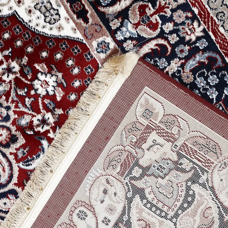 Noorza Art Silk Carpet - Red media 7