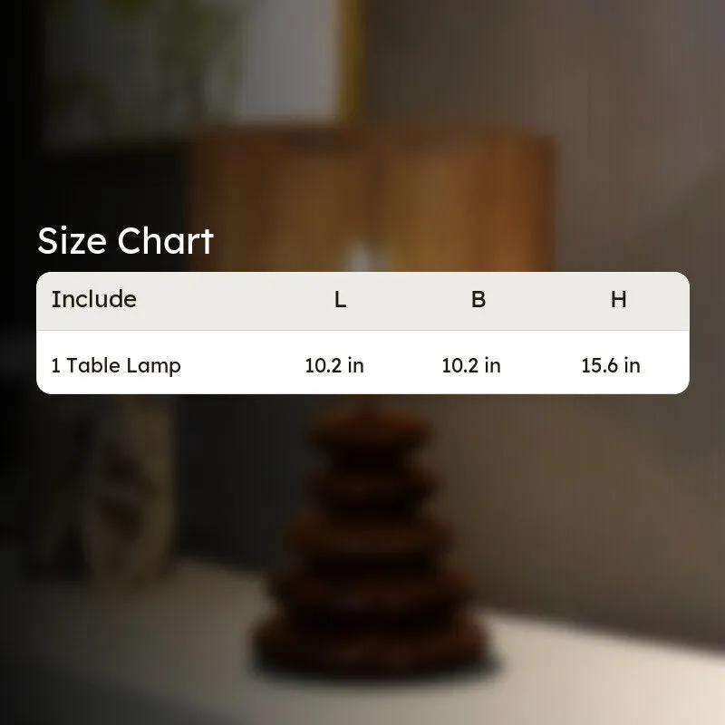 Pebble Mango Wood Table Lamp media 12