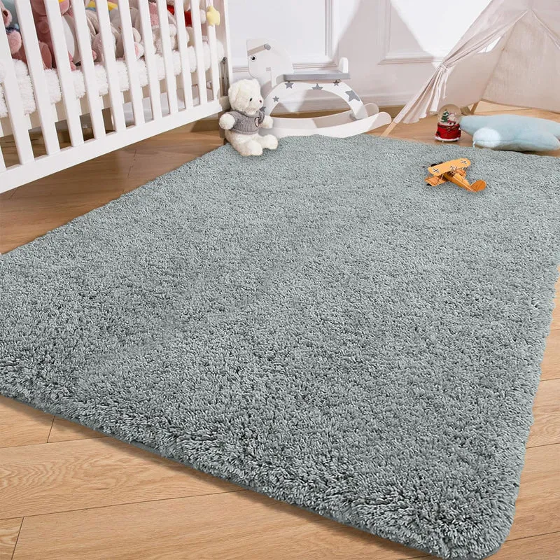 Vegas Luxe Micro Fiber Area Rug - Silver media 1