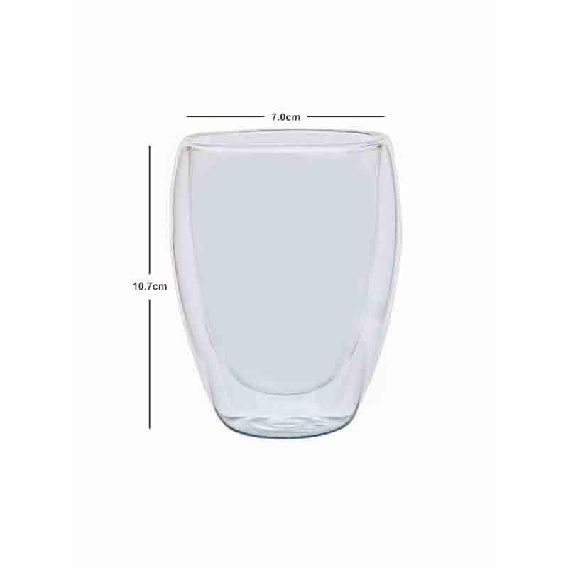 Double Walled Whiskey Glass (350 mL Each ) - Set Of Two media 6