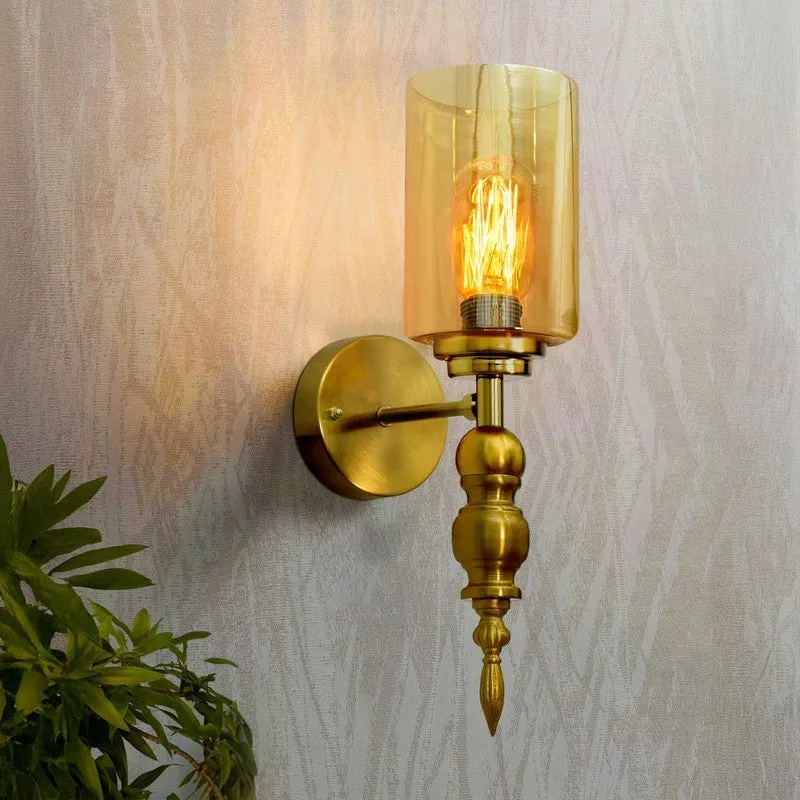 GlowMorph Transformable Metal Wall Lamp -Gold media 1