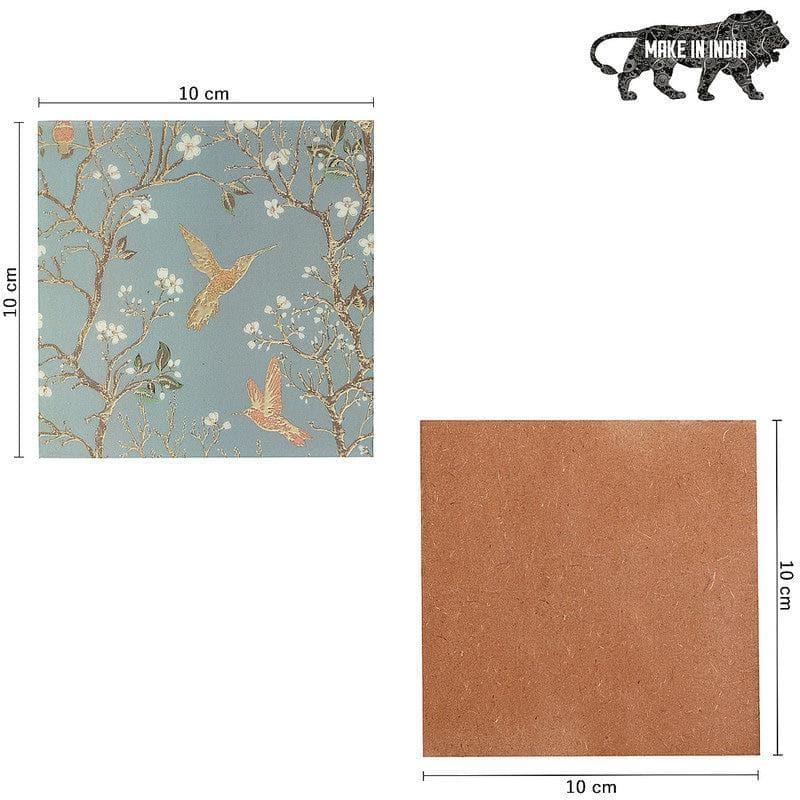 Edith Birdy Coasters (Silver) - Set Of Six media 5