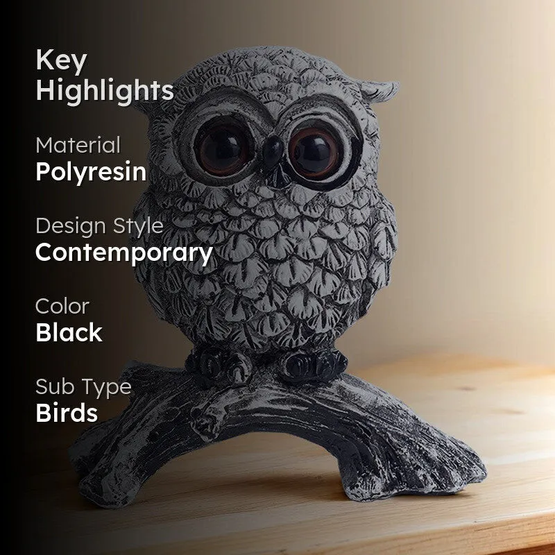Owlette I Showpiece - Silver - 2