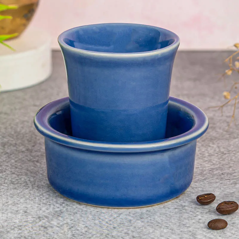 Tarangini Ceramic Dabara Set - 120 ML media 1
