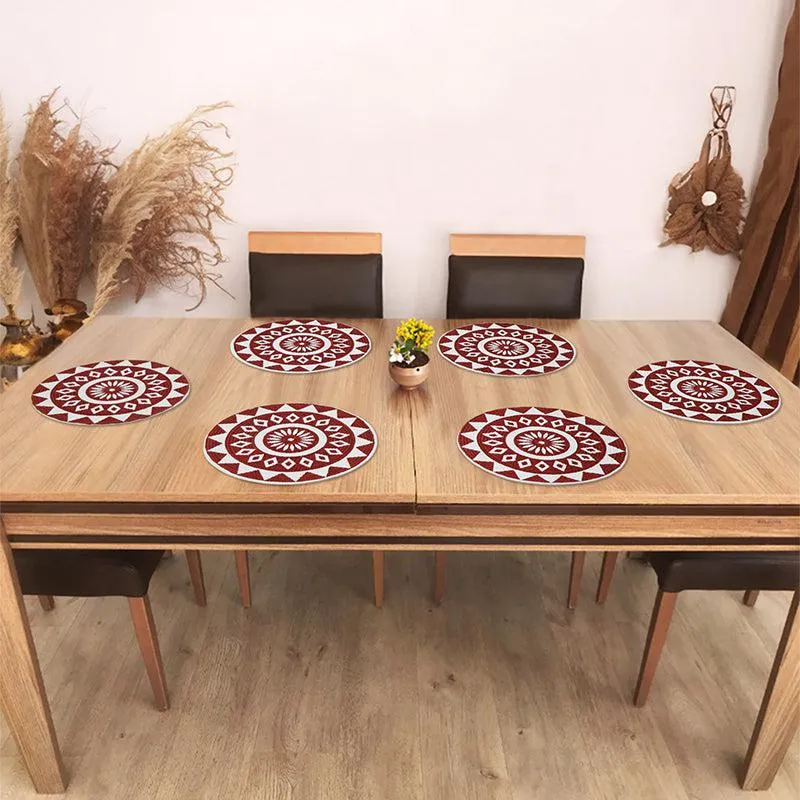 Aniksha Round Placemat - Set Of Six media 4