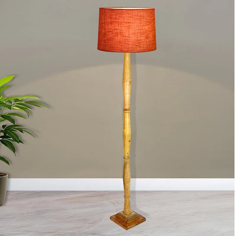 Elfin Bamboo Floor Lamp - Red media 2