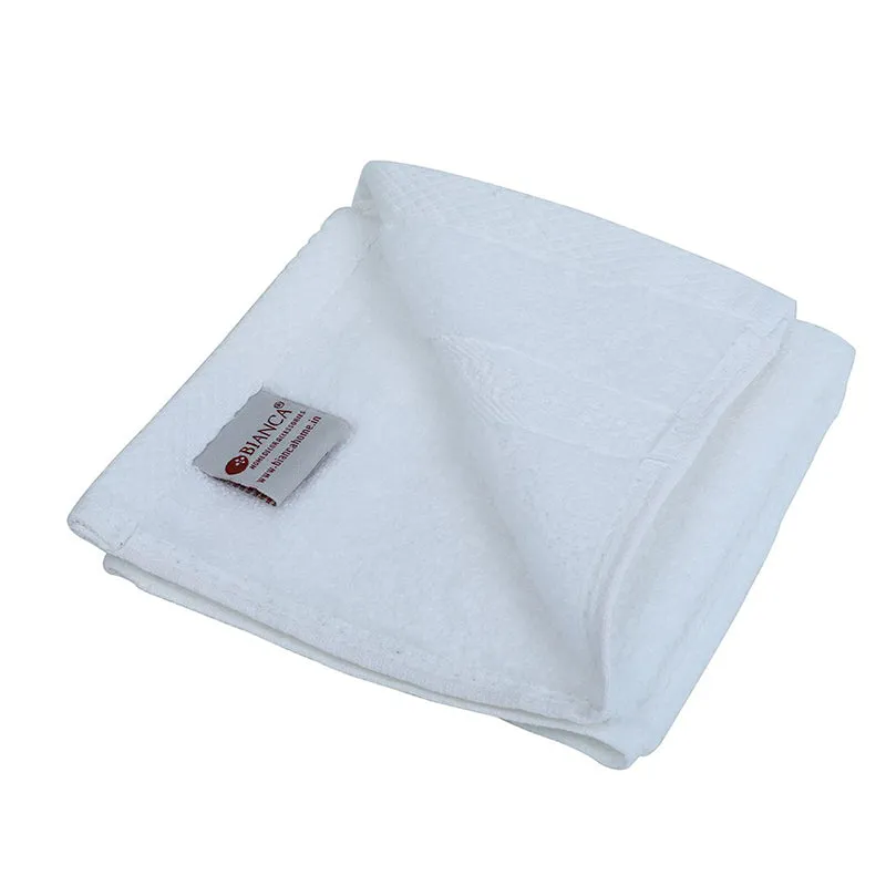 Miorah Face Towel (White & Blue) - Set Of Eight media 6