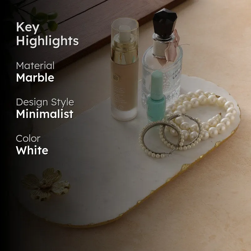 Azure Aura Marble Platter media 2