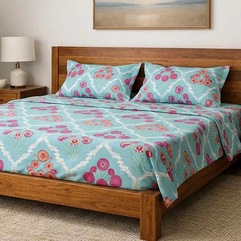 Cotton Candy Microfiber Bedsheet - 130 GSM media 3