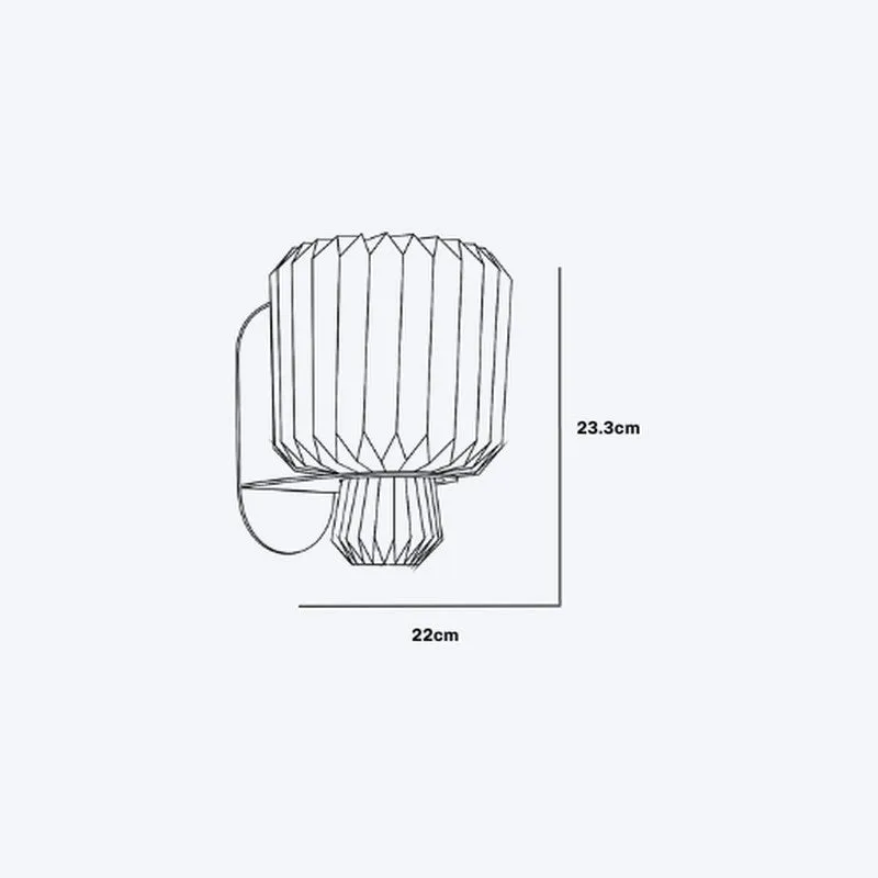 Fig Living Lumi Linen Fold Sconce media 11