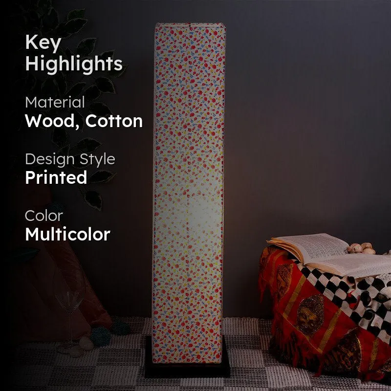 Color Splash Abita Wooden Tower Floor Lamp media 2