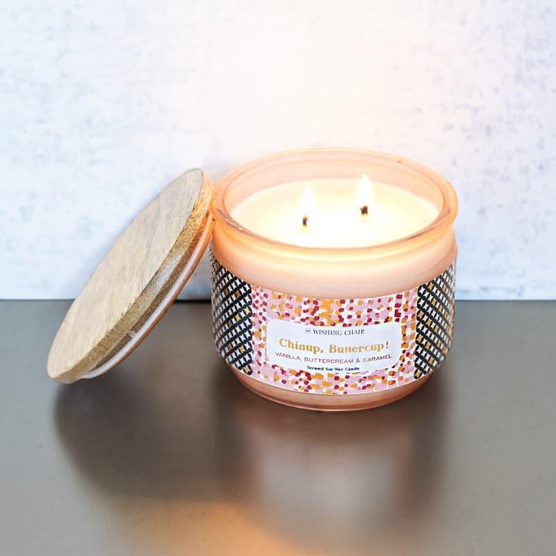 Chin Up Buttercup Soy Wax Jar Scented Candle media 3