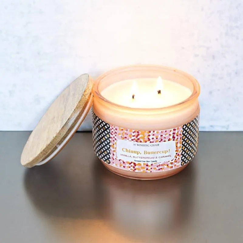 Chin Up Buttercup Soy Wax Jar Scented Candle media 3
