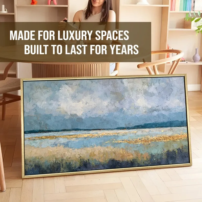 Opulent Blue Canvas Wall Art media 6