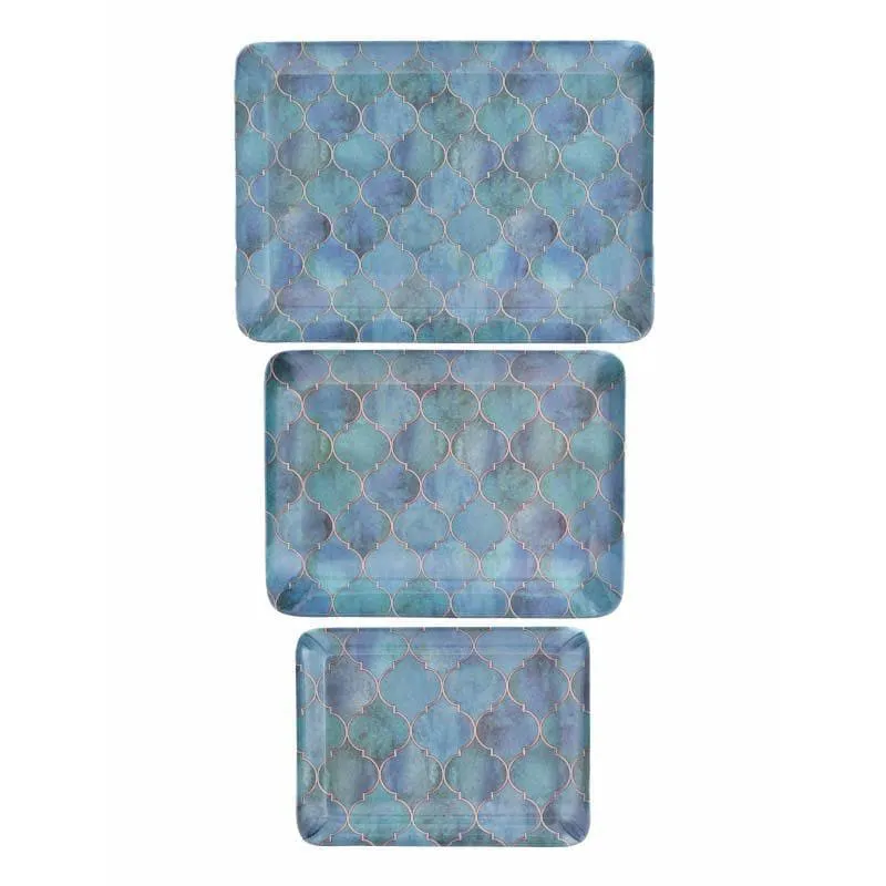 Moroccan Fervour Serving Tray - Set Of Three media 3