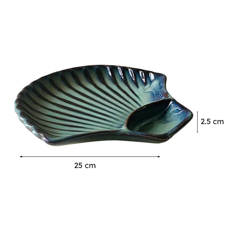 Shelliv Ceramic Chip & Dip Platter media 7