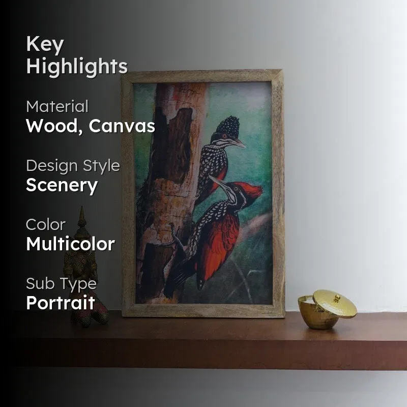 Woodpeckers Canvas Painting media 2