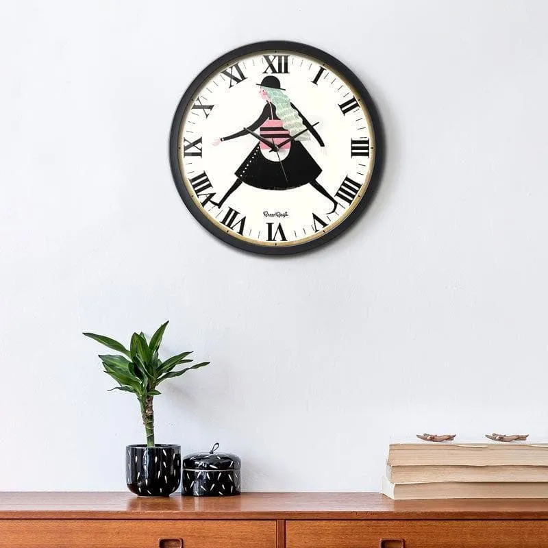 Take A Stroll Wall Clock media 1