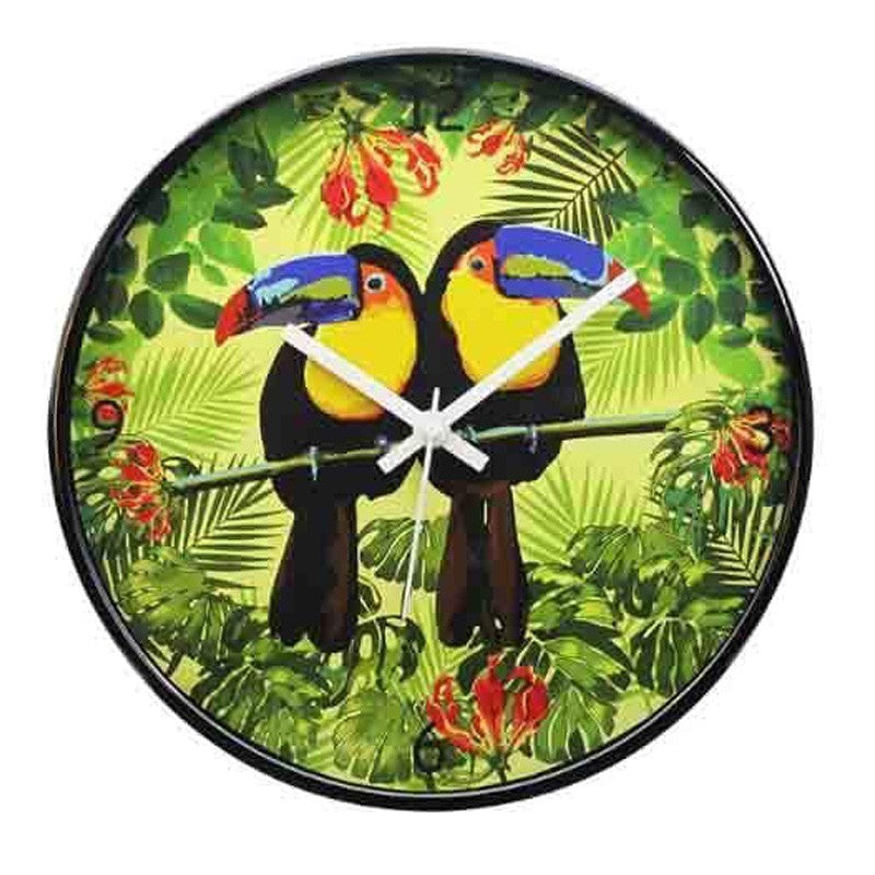 Tropical Toucan Wall Clock media 6