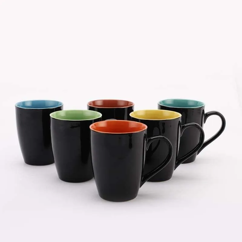 Colorful Ceramic Tea Cup (120 mL Each) - Set of Six media 5