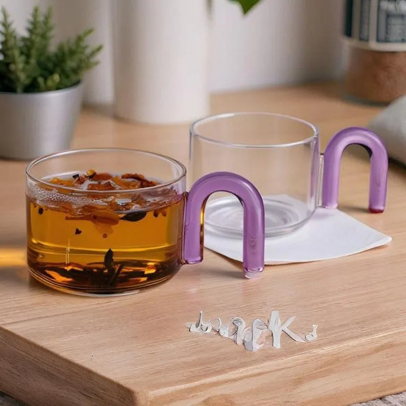 Chrysal Borosilicate Glass Tea Cup (140 mL Each) - Set Of Two media 1