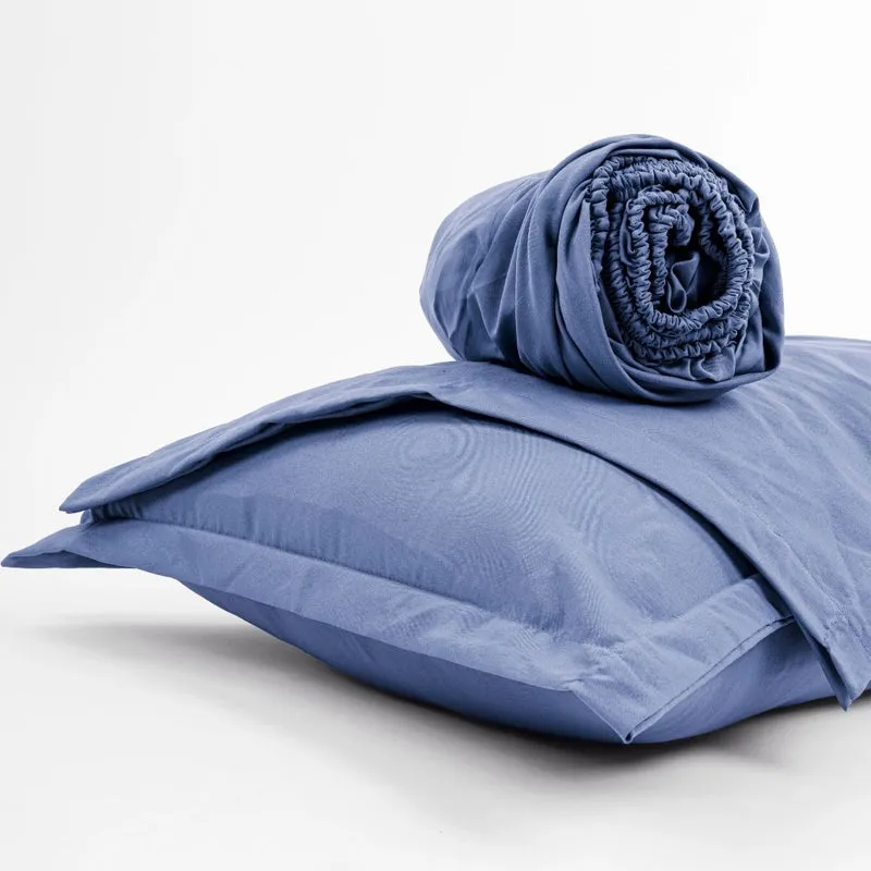 Cloud Drift Fitted Microfiber Bedsheet (Purple) - 140 GSM media 7