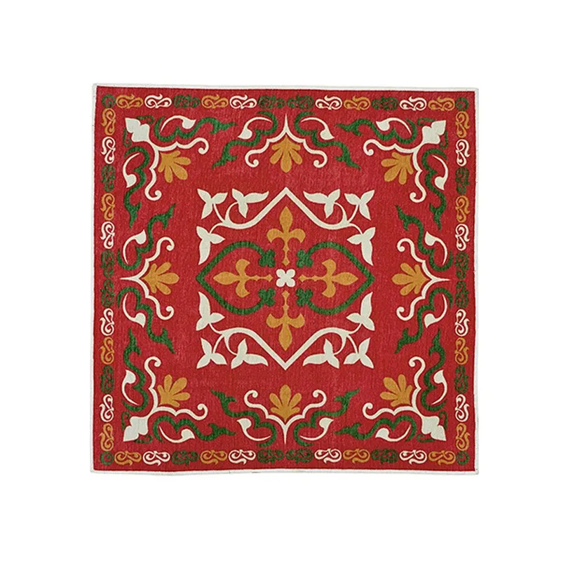 Divine Aangan Prayer Mat (Red) - 550 GSM media 3