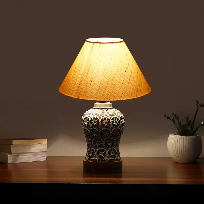 Avyron Wooden Table Lamp - Multicolor media 1